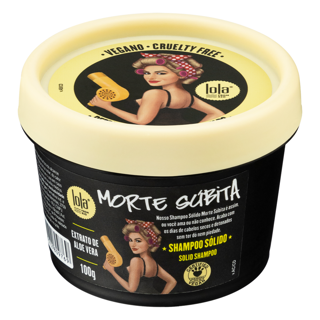Lola Cosmetics Morte Súbita - Champô Sólido 100g