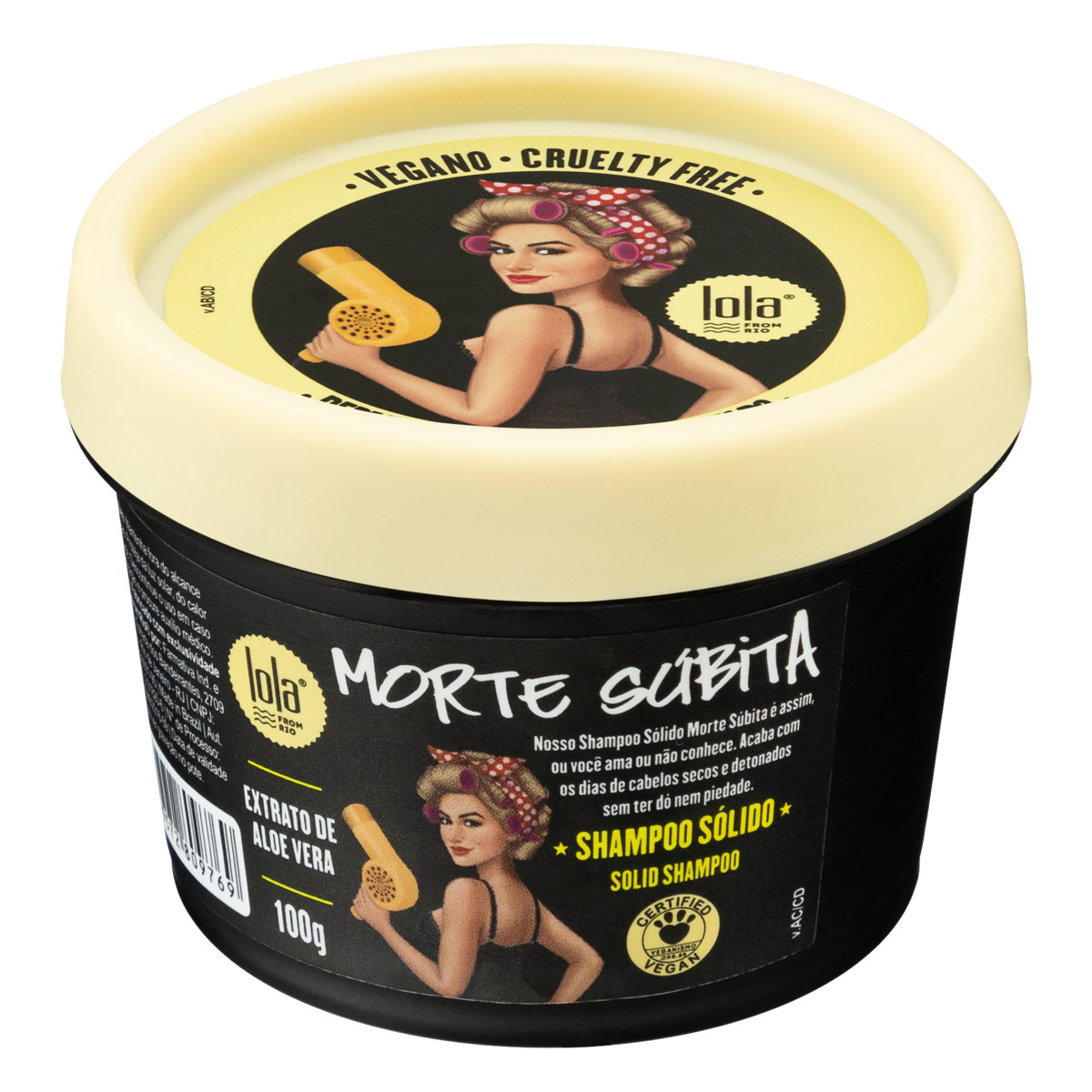 Lola Cosmetics Morte Súbita - Champô Sólido 100g