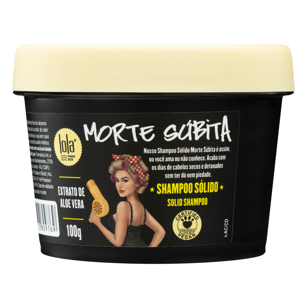 Lola Cosmetics Morte Súbita - Champô Sólido 100g