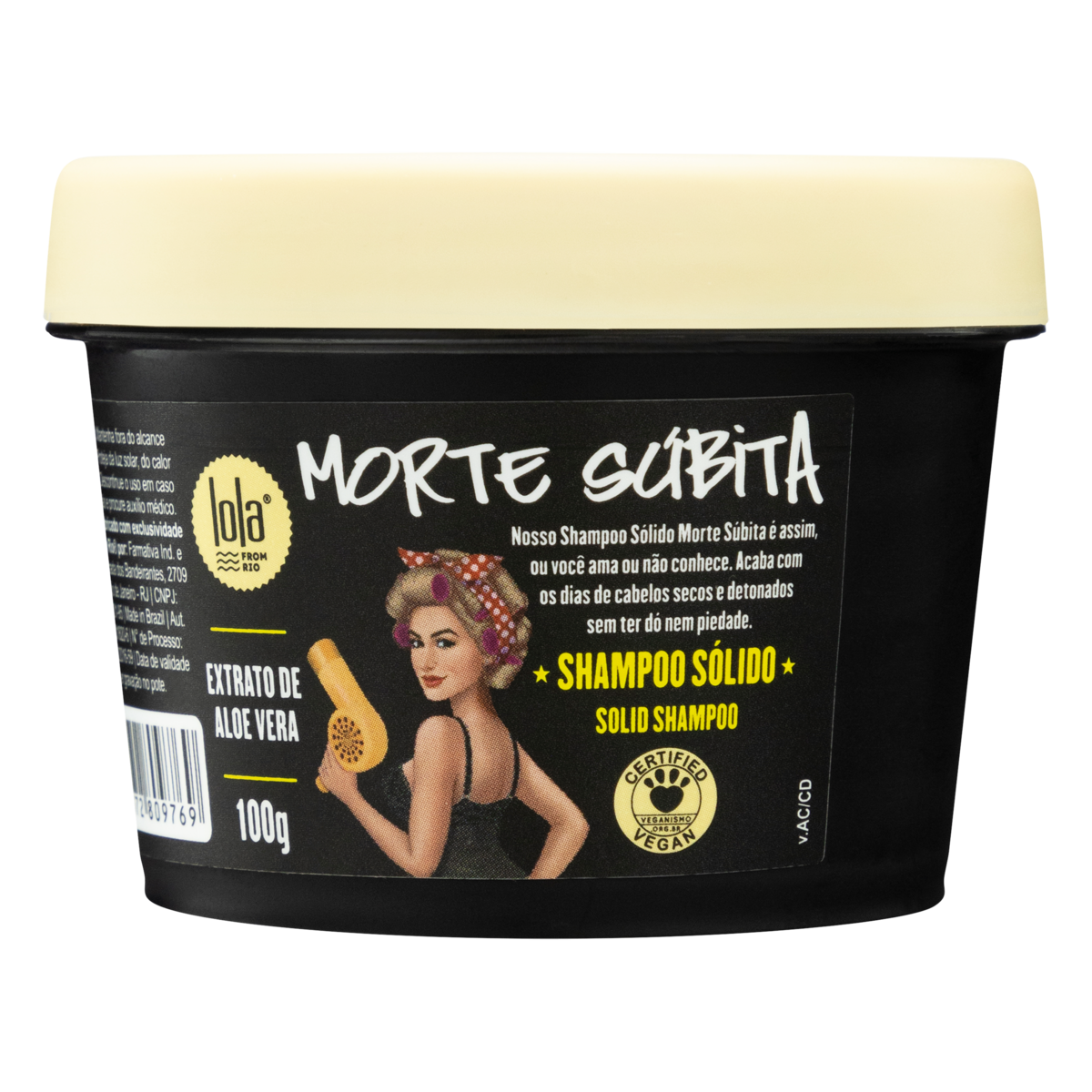 Lola Cosmetics Morte Súbita - Champô Sólido 100g