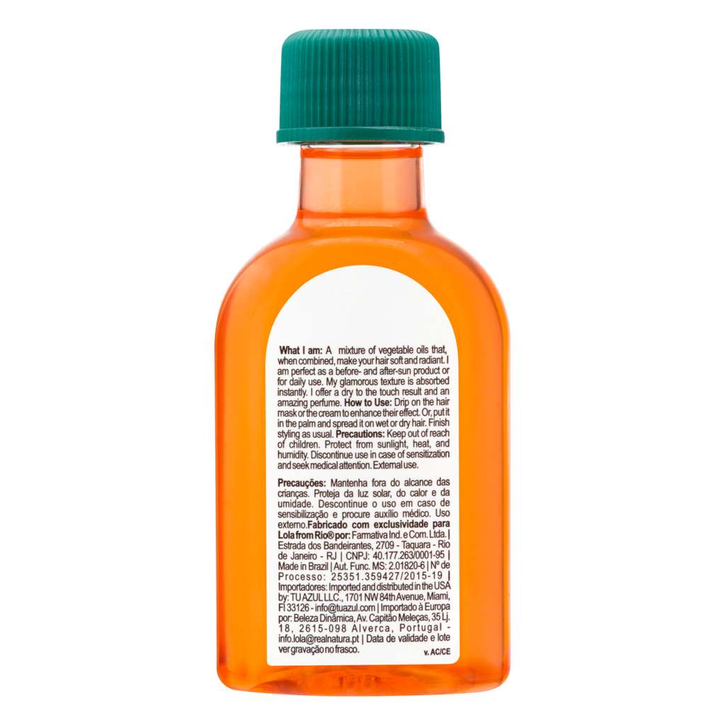 Lola Cosmetics Pinga Cenoura e Oliva - Óleo 50ml