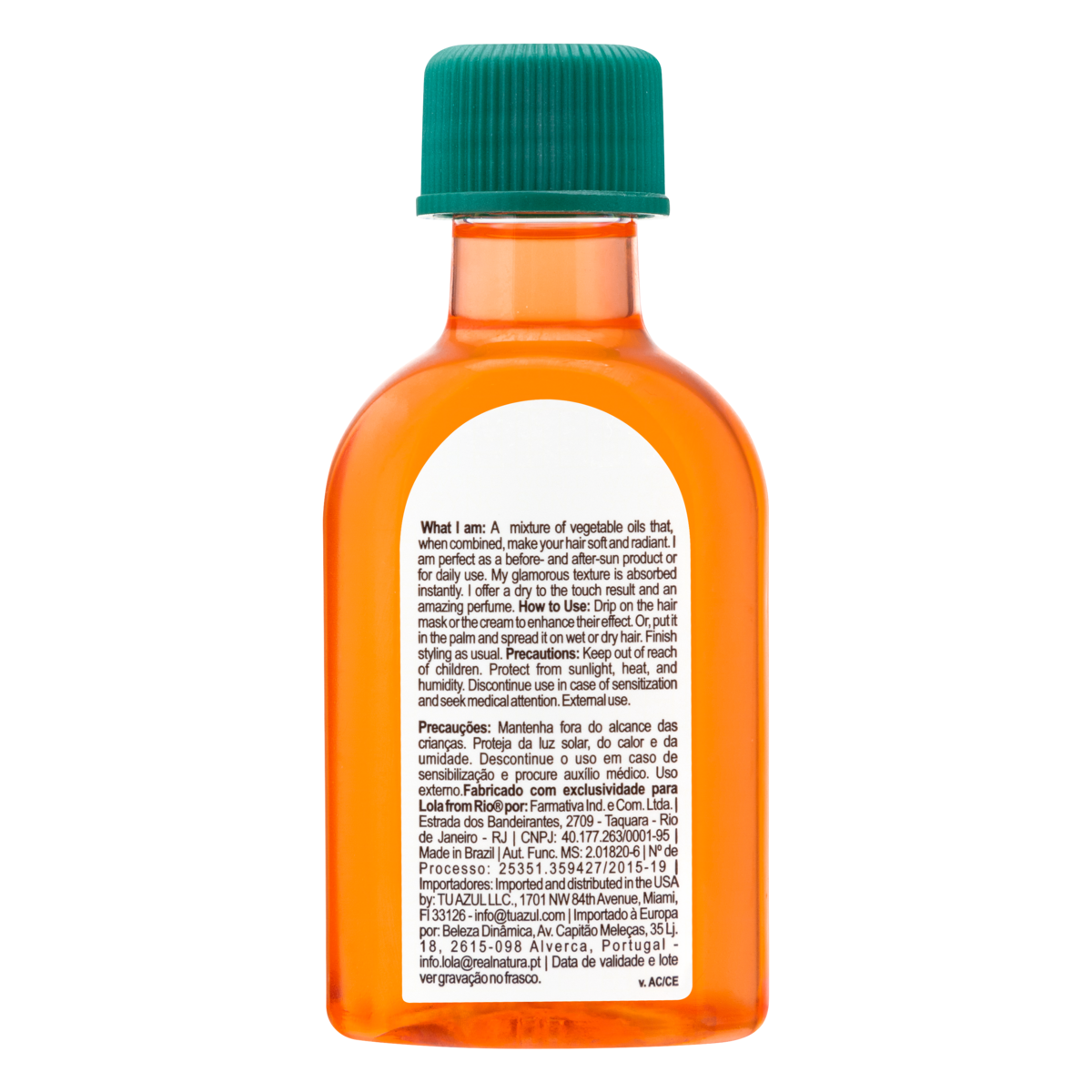 Lola Cosmetics Pinga Cenoura e Oliva - Óleo 50ml