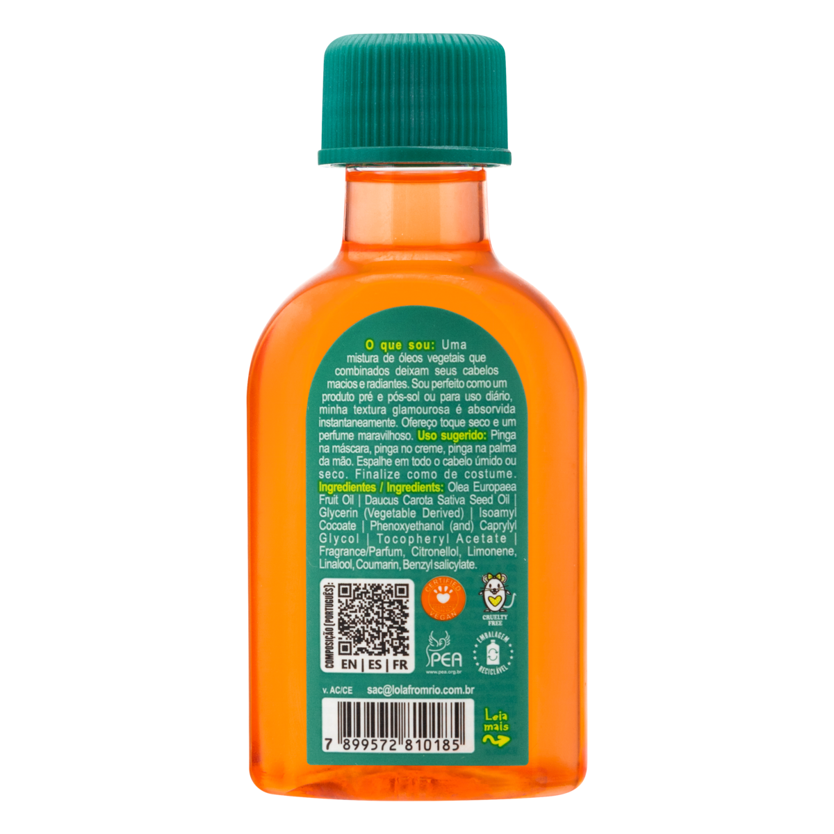 Lola Cosmetics Pinga Cenoura e Oliva - Óleo 50ml