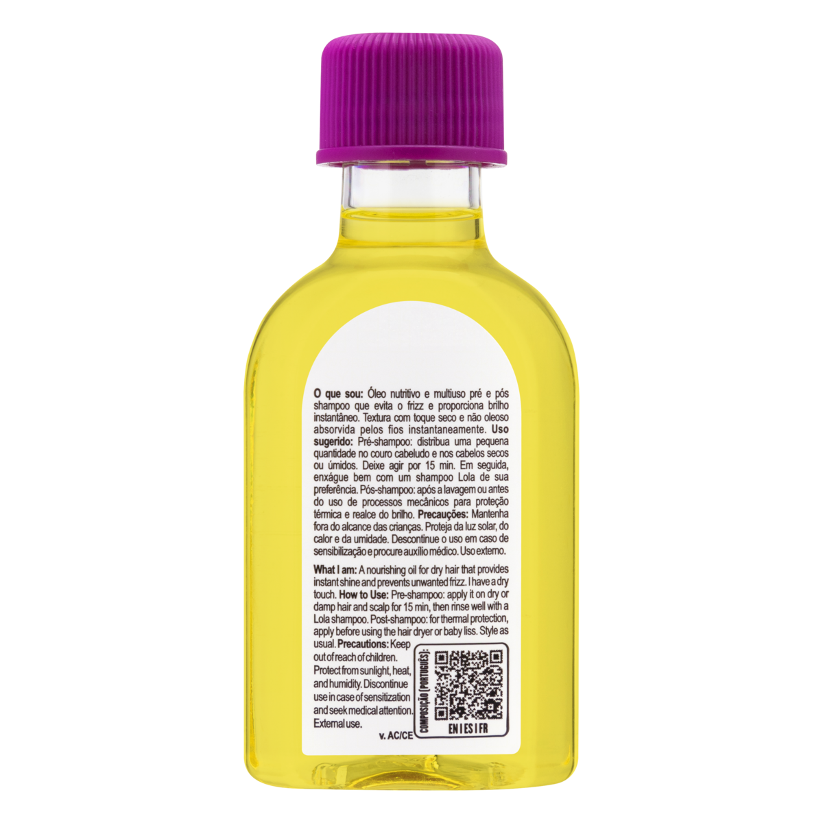 Lola Cosmetics Pinga Patauá e Moringa - Óleo 50ml