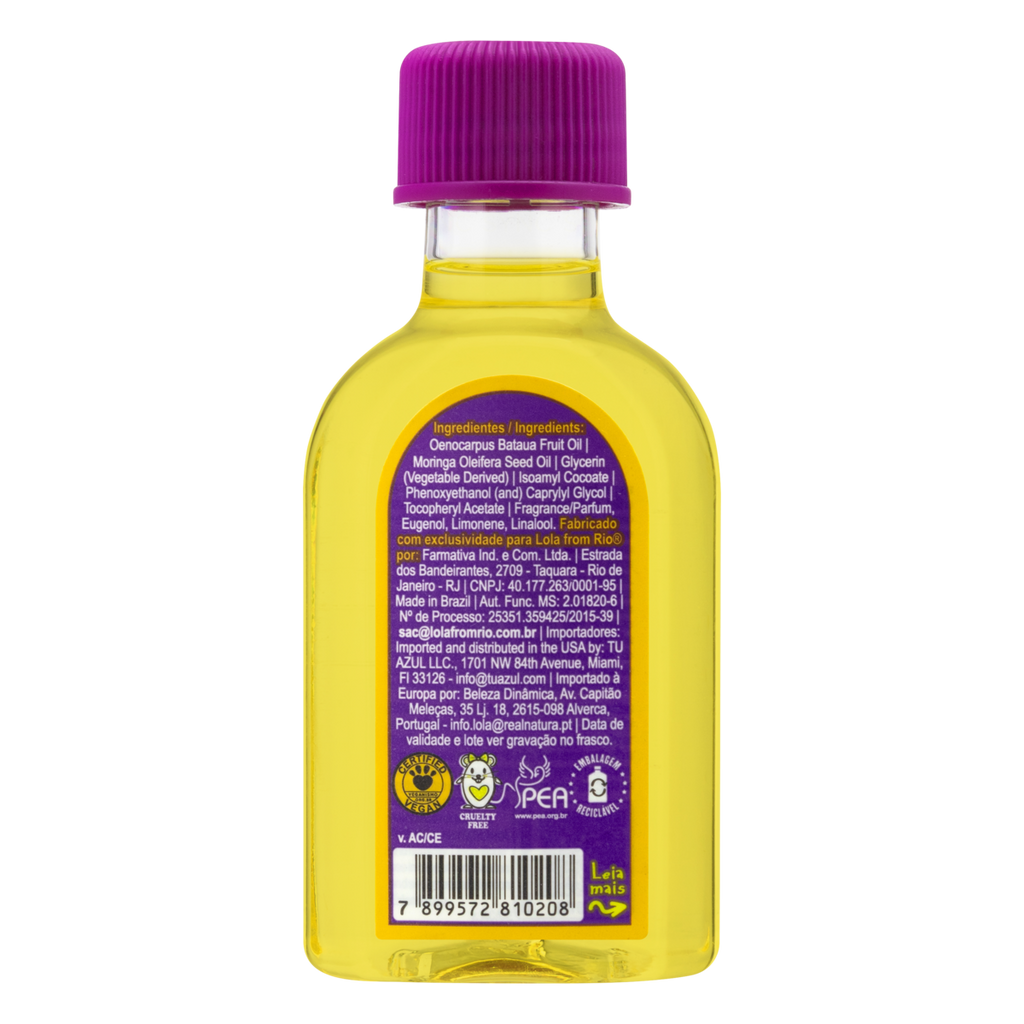 Lola Cosmetics Pinga Patauá e Moringa - Óleo 50ml