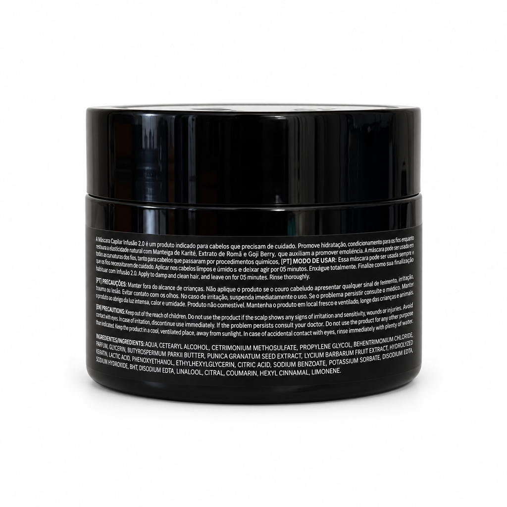 Widi Care Infusão 2.0 Máscara Purificante 300 g, modo d'uso e ingredienti