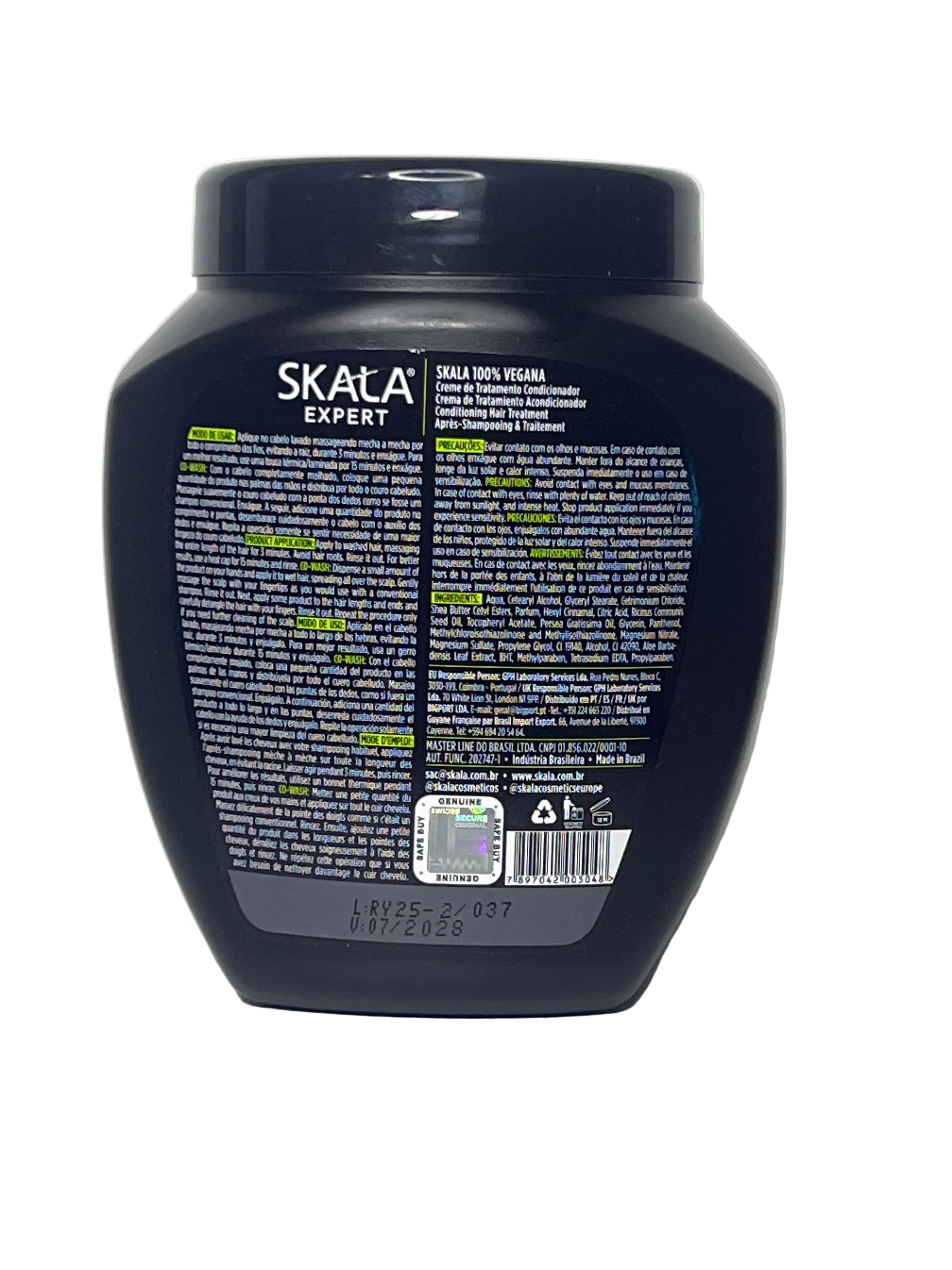Skala Creme Condicionador Bomba Vitaminas Abacate 1000ml