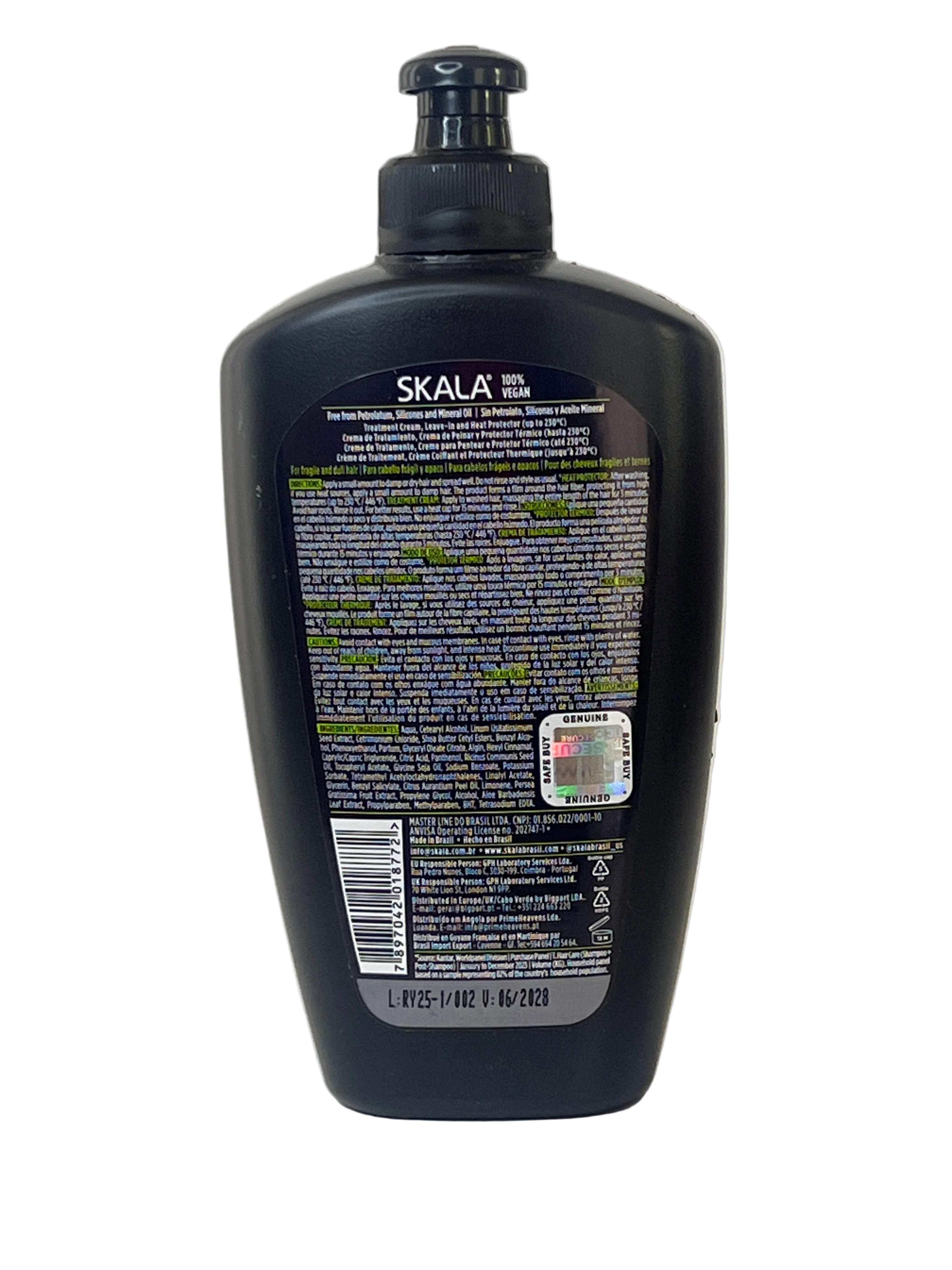 Skala Creme Pentear Bomba Vitaminas Abacate 250g