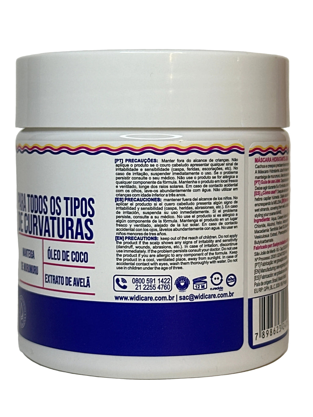 WD Juba Mascara Hidro-Nutritiva Juba 500g