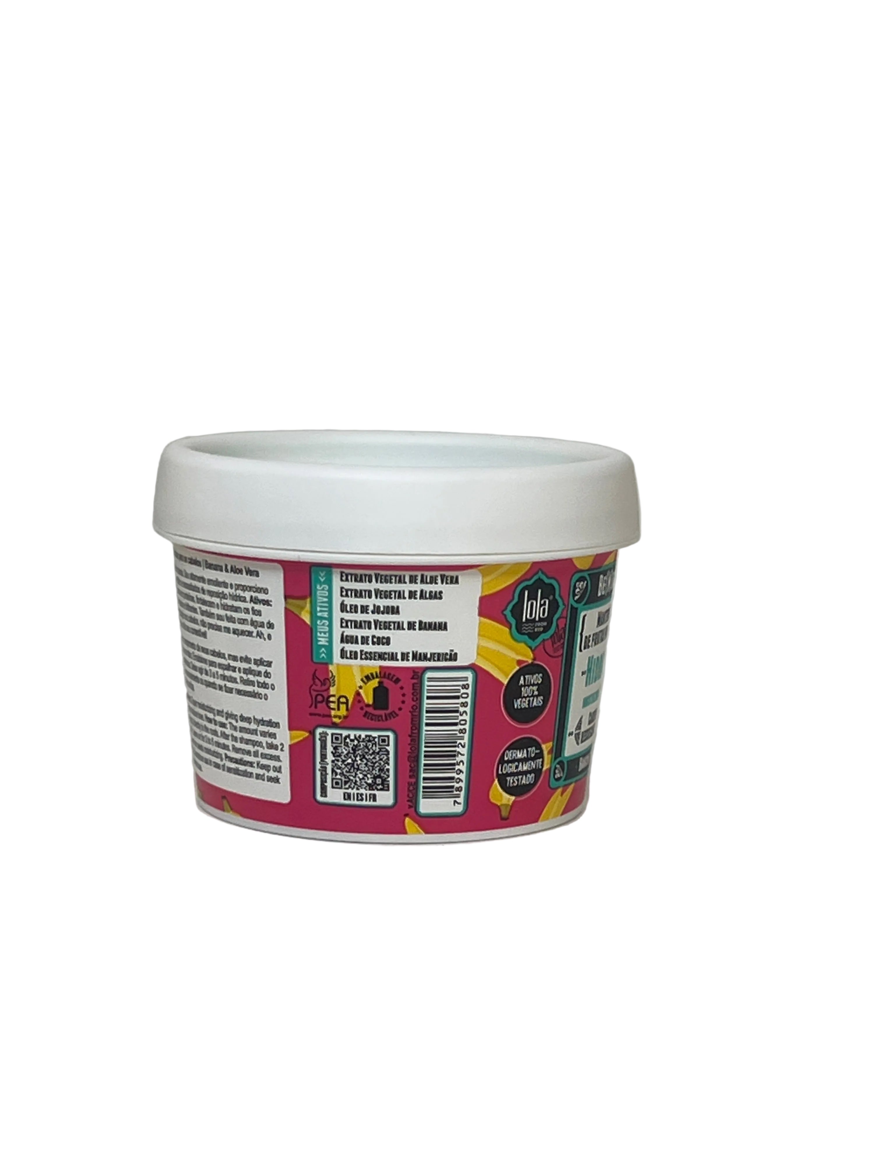 Lola Cosmetics Bemdita Ghee - Máscara Hidratação Banana e Aloe 100g