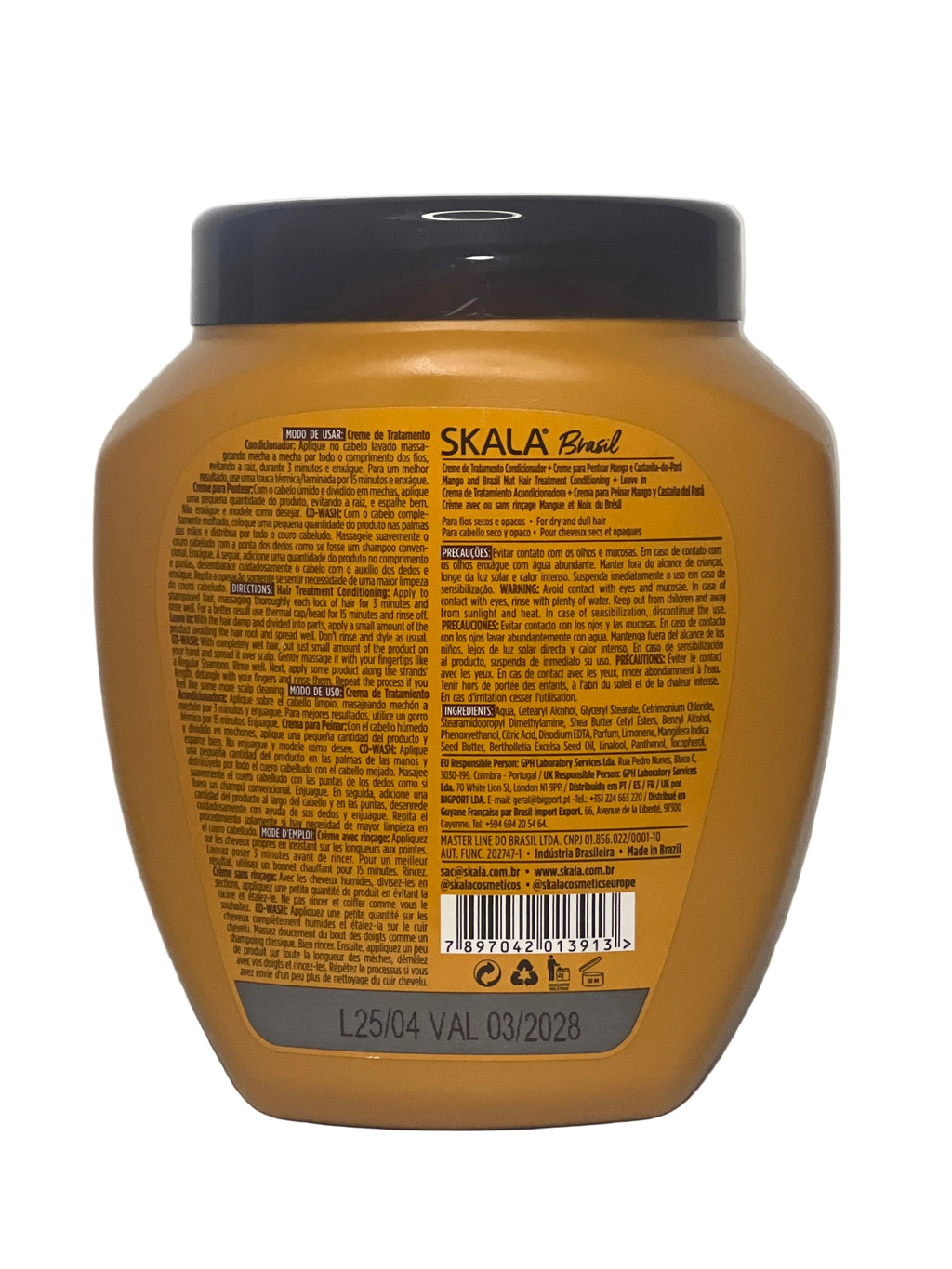 Skala Creme Condicionador Manga e Castanha Pará 1000ml