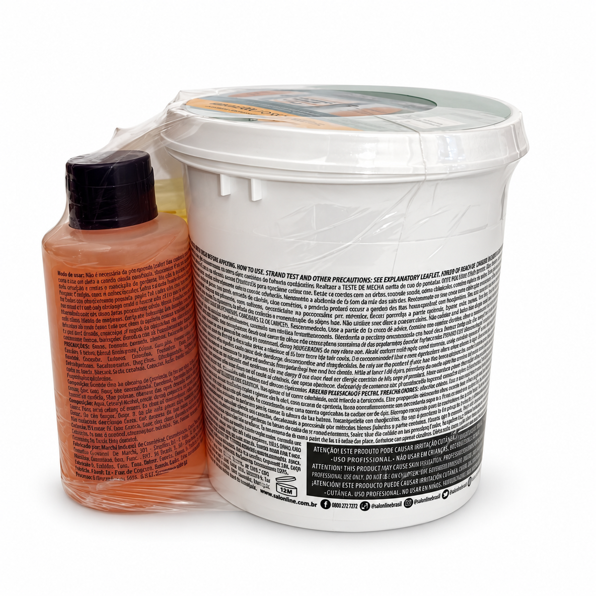 Salon Line Guanidina Tradicional Regular Relaxamento Capilar 218gr