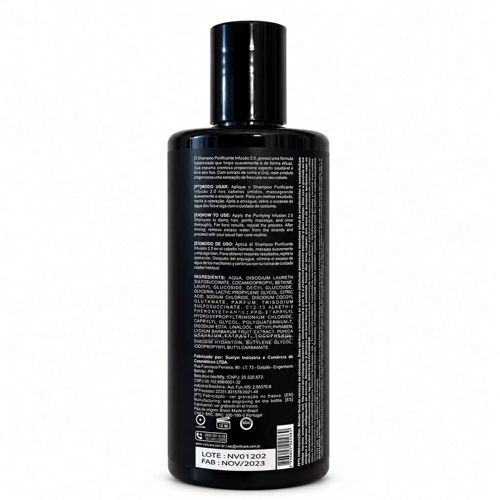 Widi Care Infusão 2.0 Shampoo Purificante 300 ml