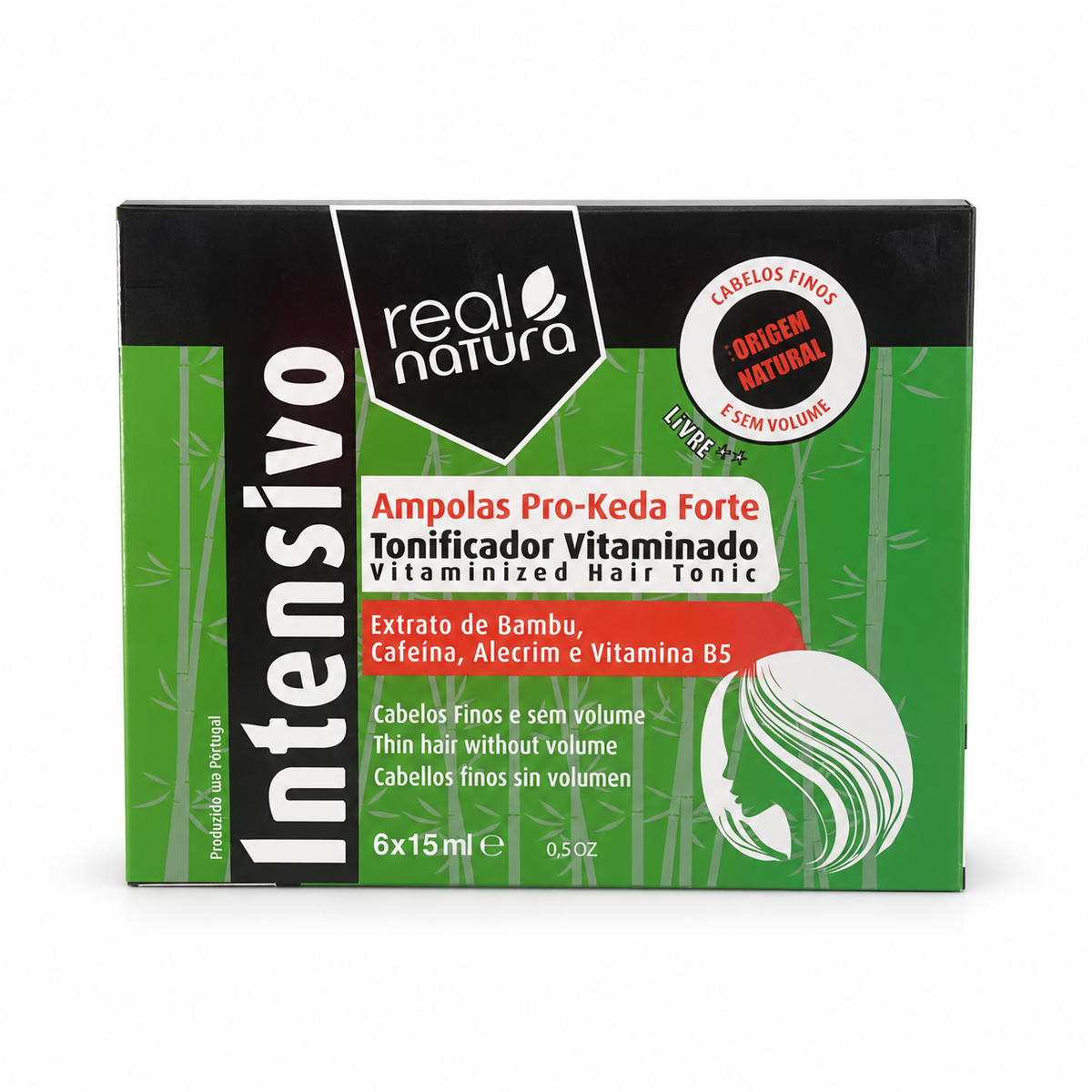 Real Natura Tonificador Vitaminado Pro-Keda Forte 6x15ml