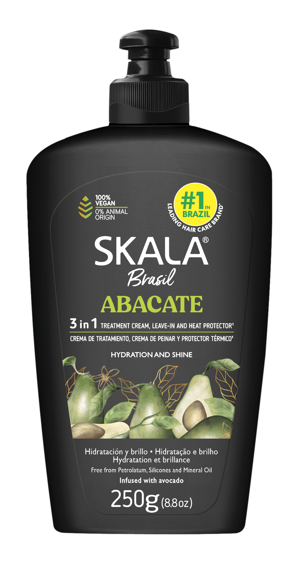 Skala Creme Pentear Bomba Vitaminas Abacate 250g