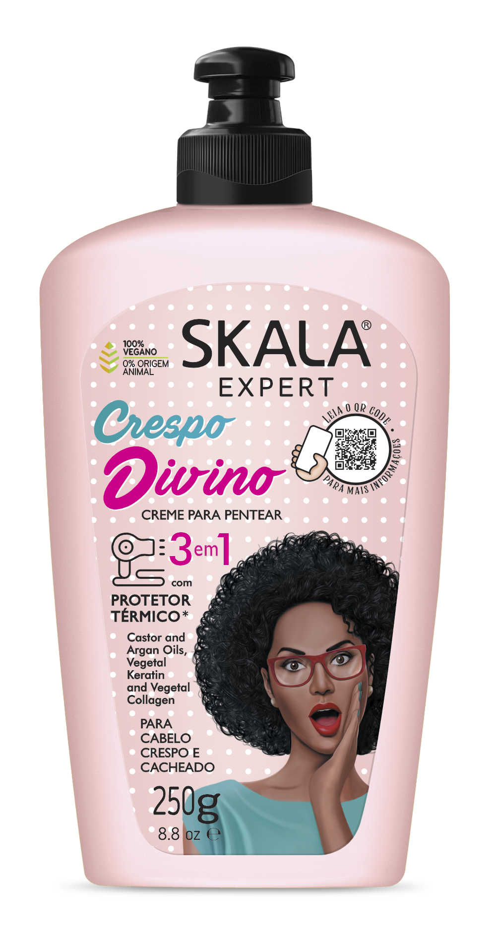 Skala Creme Pentear Crespo Divino 250g