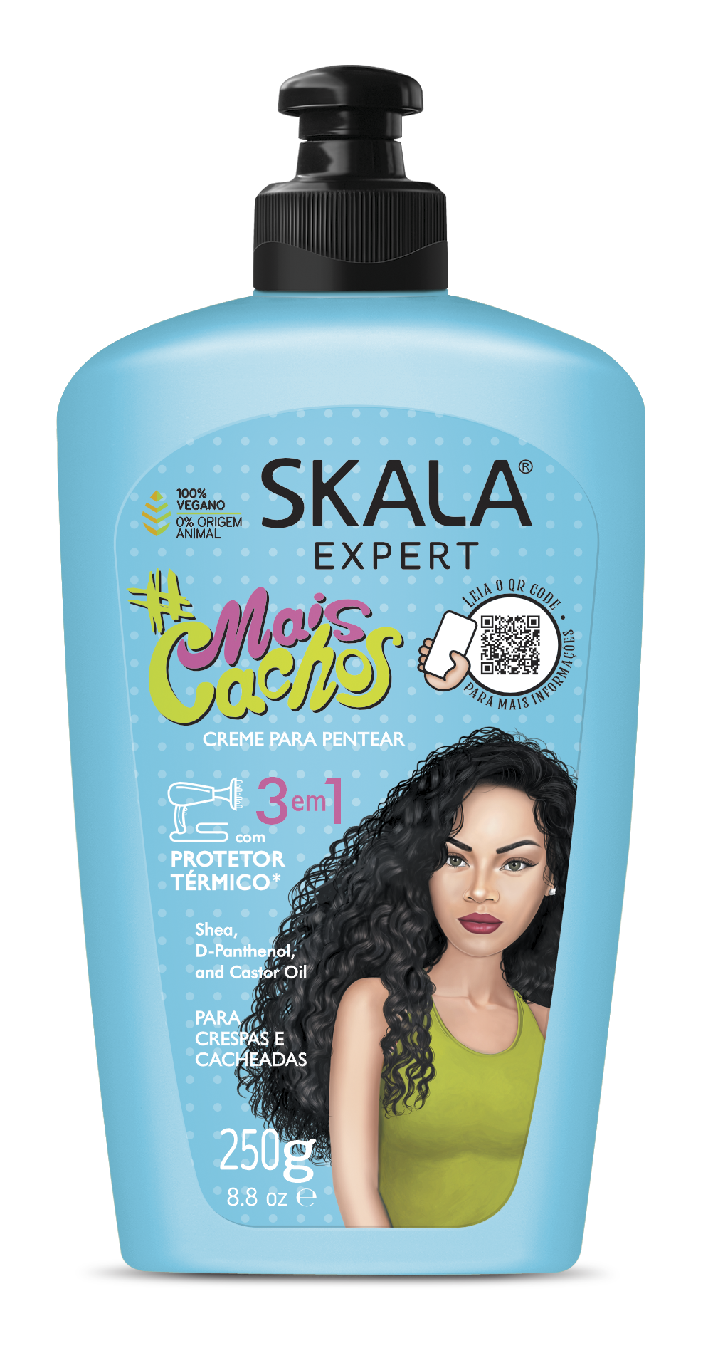 Skala Creme Pentear Mais Cachos 250g