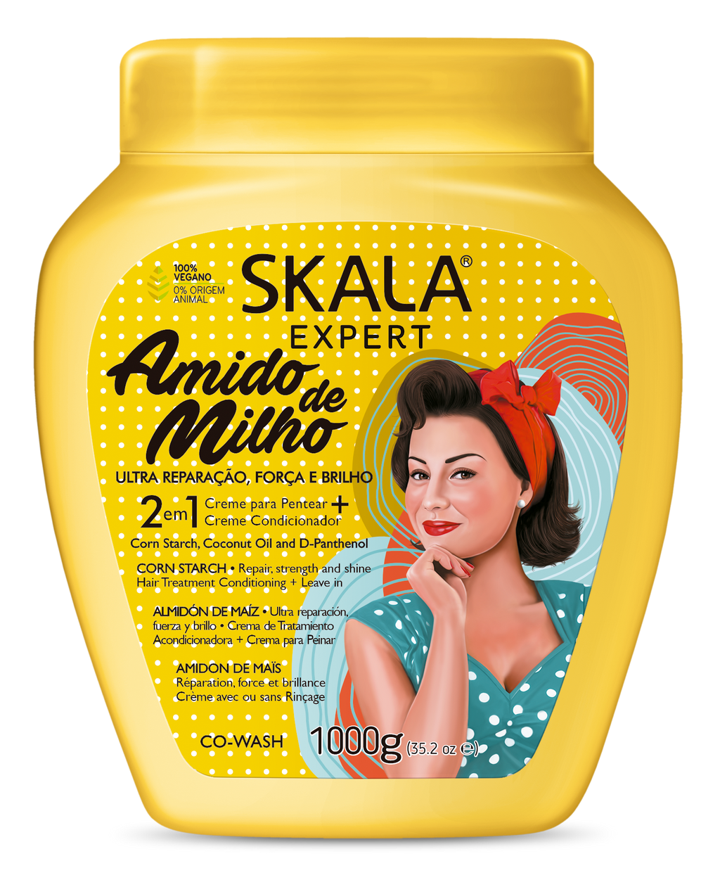 Skala Creme Condicionador Amido 1000ml