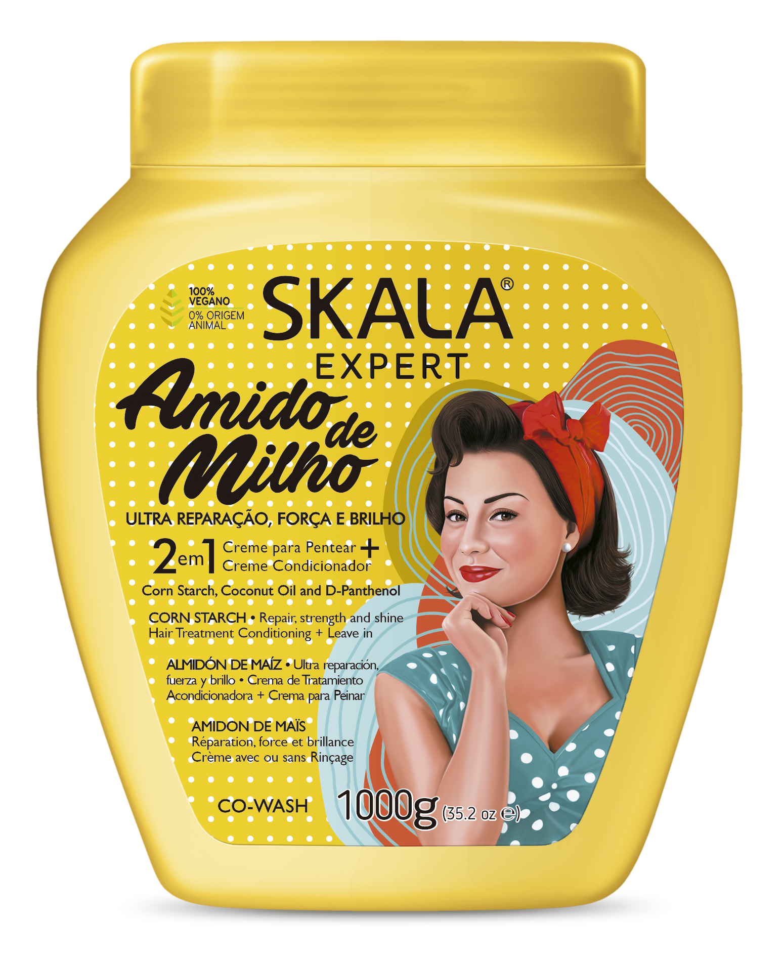 Skala Creme Condicionador Amido 1000ml