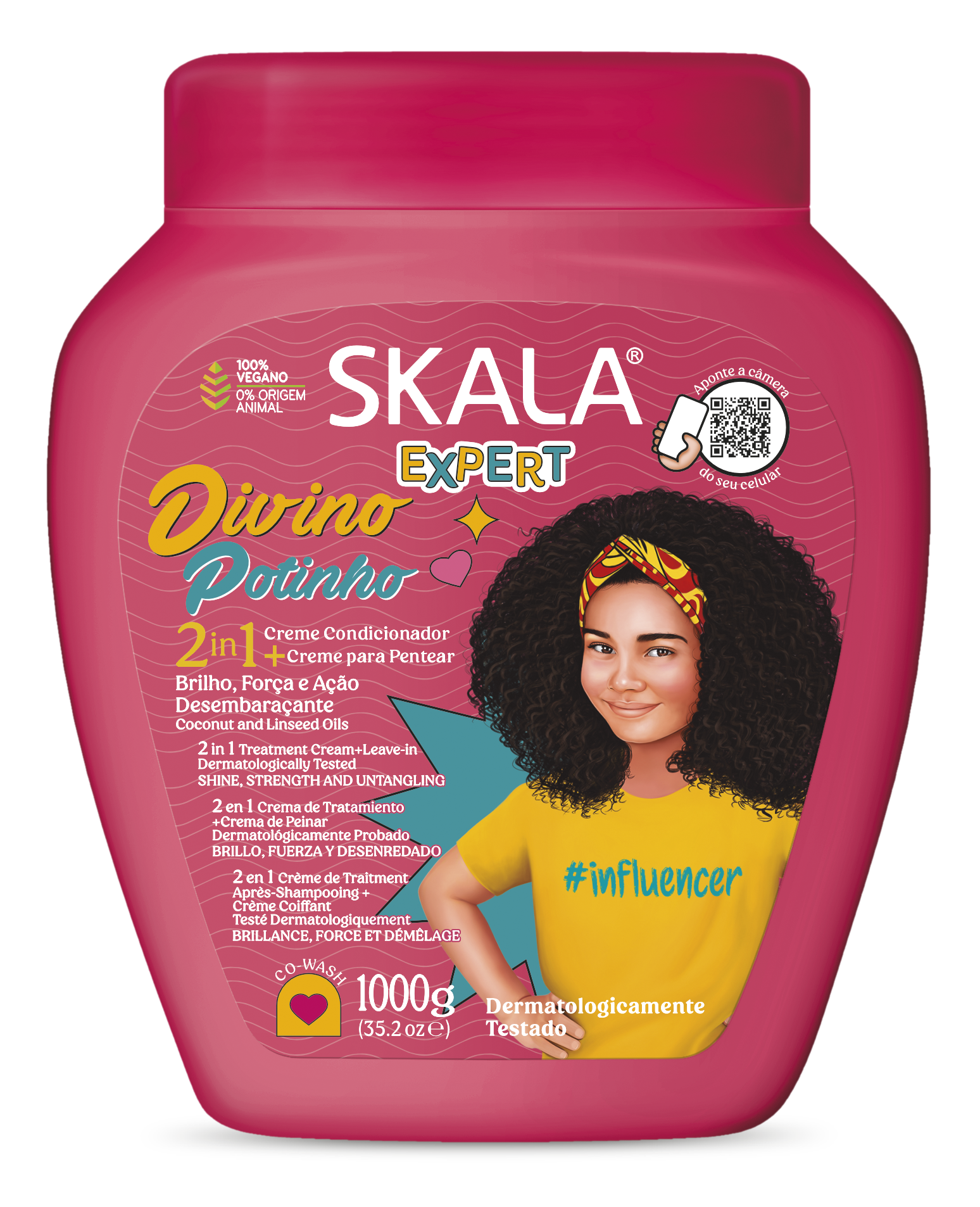 Skala Creme Condicionador Divino Potinho 1000ml