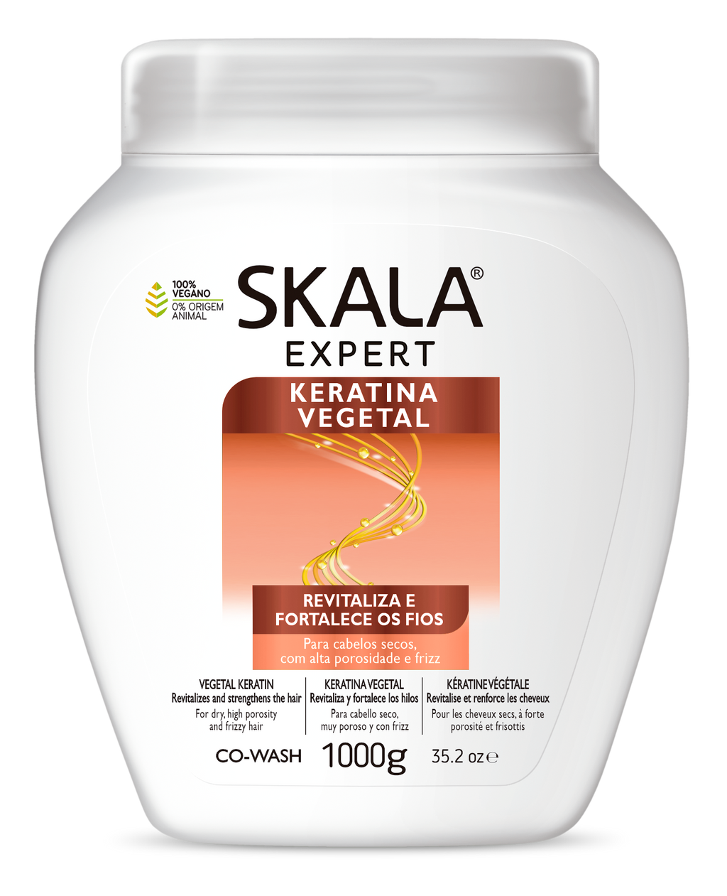 Skala Creme Condicionador Bomba Vitaminas Keratina 1000ml