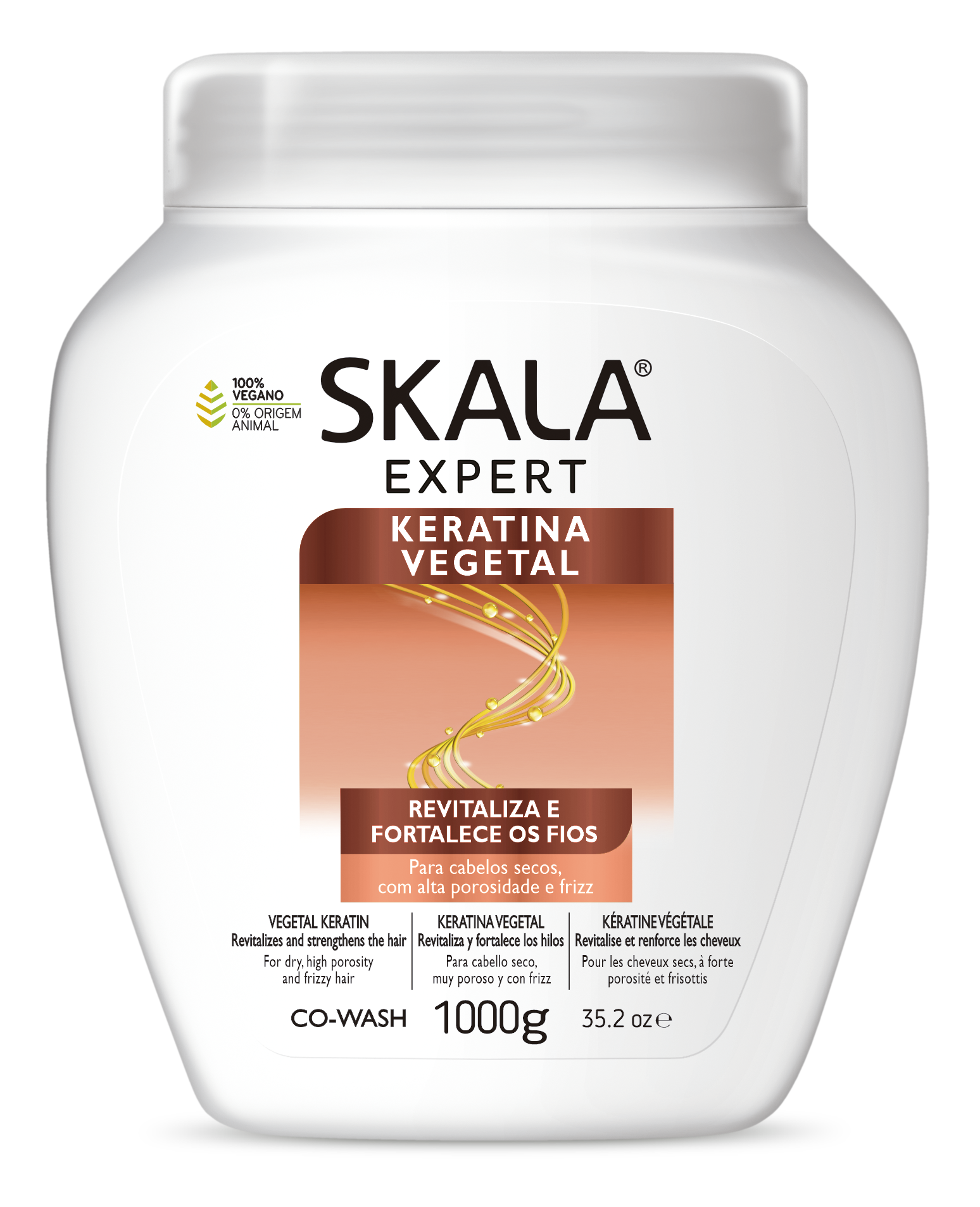 Skala Creme Condicionador Bomba Vitaminas Keratina 1000ml
