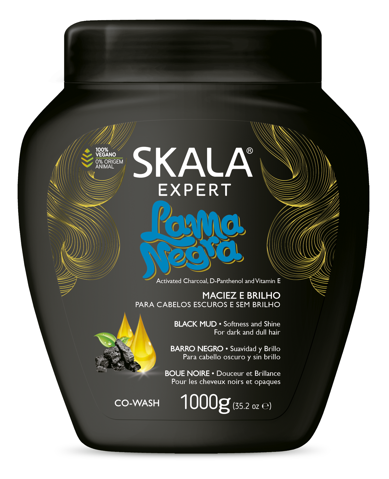 Skala Creme Condicionador Lama Negra 1000ml