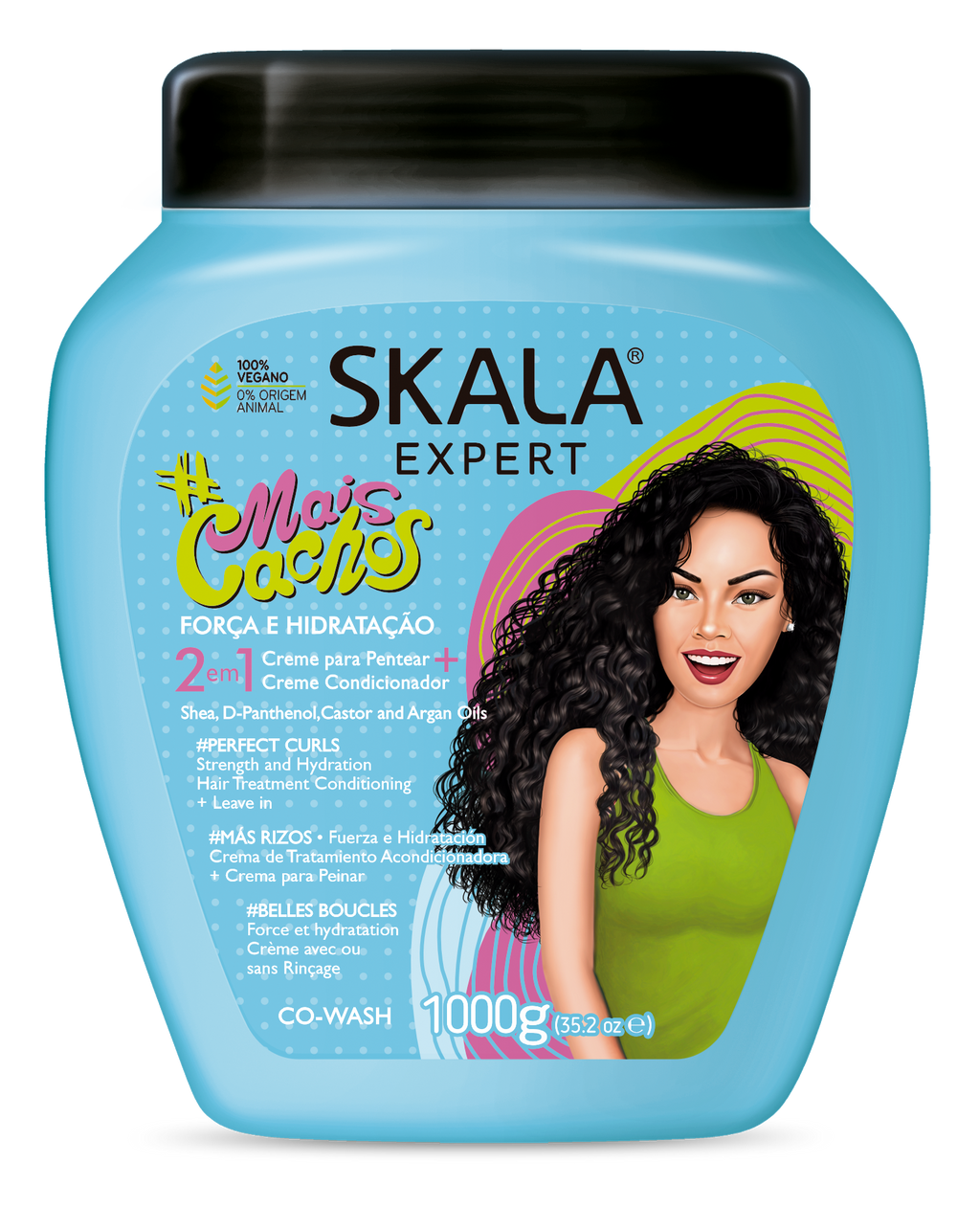 Skala Creme Condicionador Mais Cachos Skala 1000ml