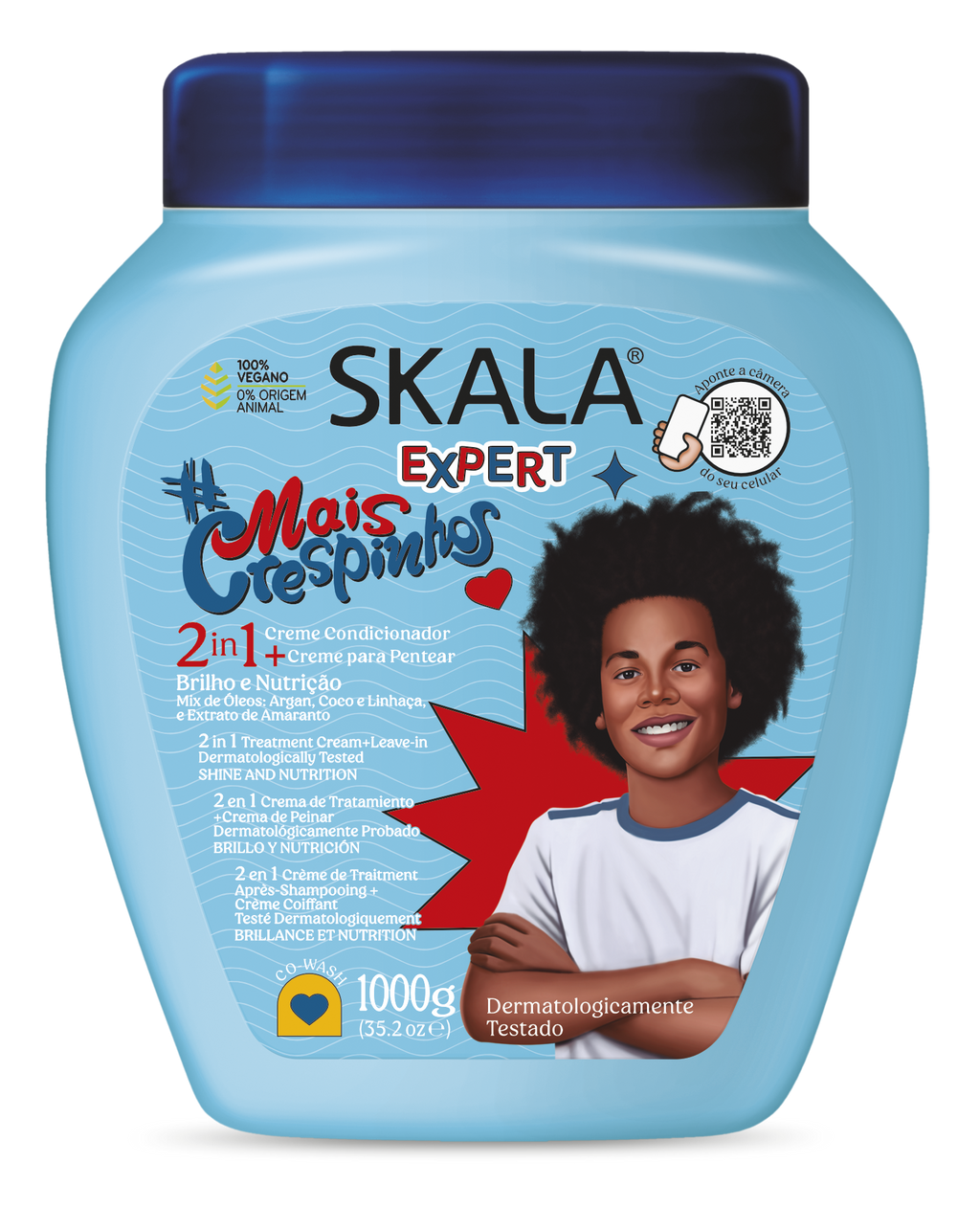 Skala Creme Condicionador Mais Crespinhos 1000ml