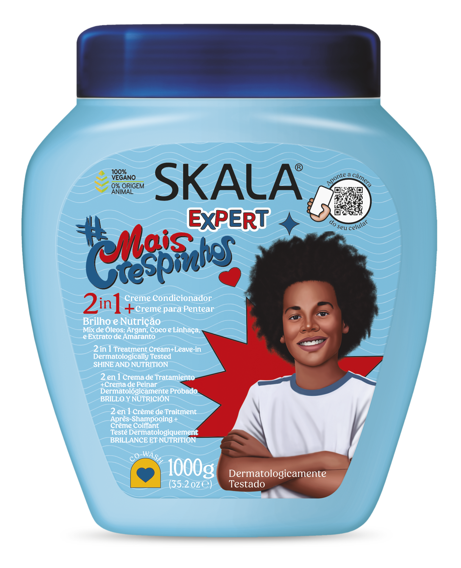 Skala Creme Condicionador Mais Crespinhos 1000ml