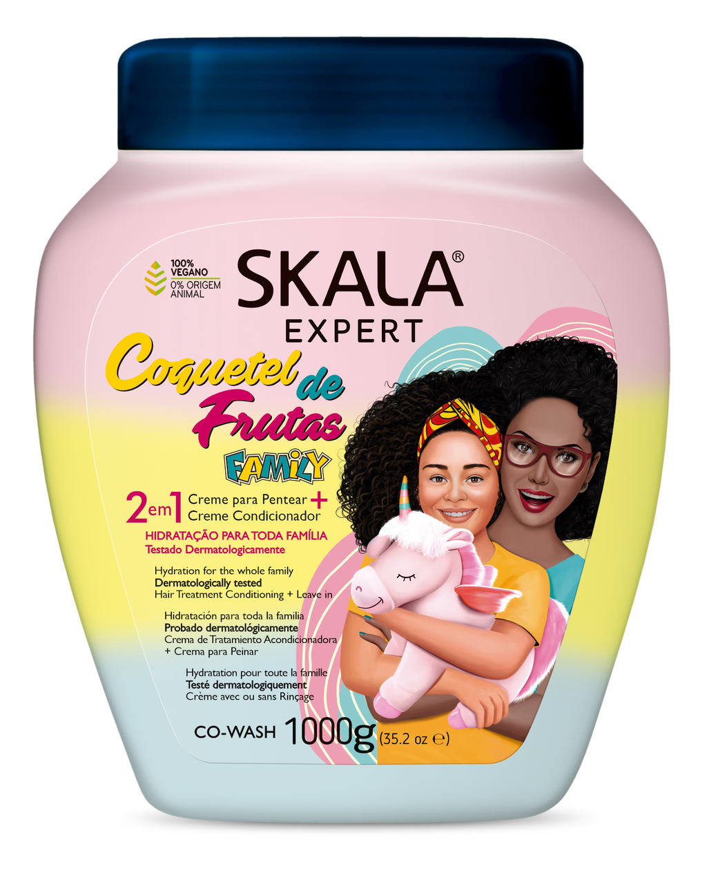 Skala Creme Condicionador Coquetel Fruta 1000ml