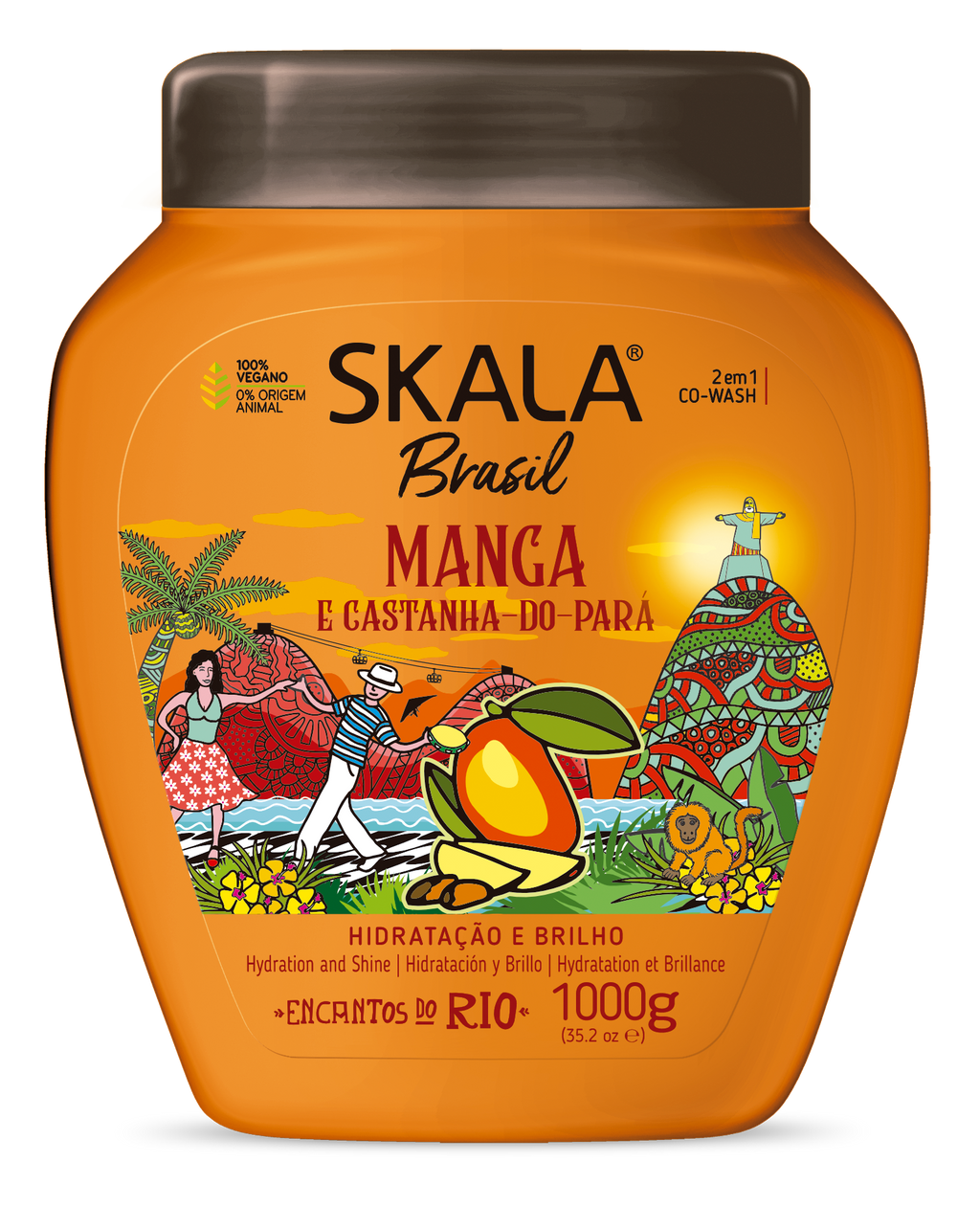 Skala Creme Condicionador Manga e Castanha Pará 1000ml
