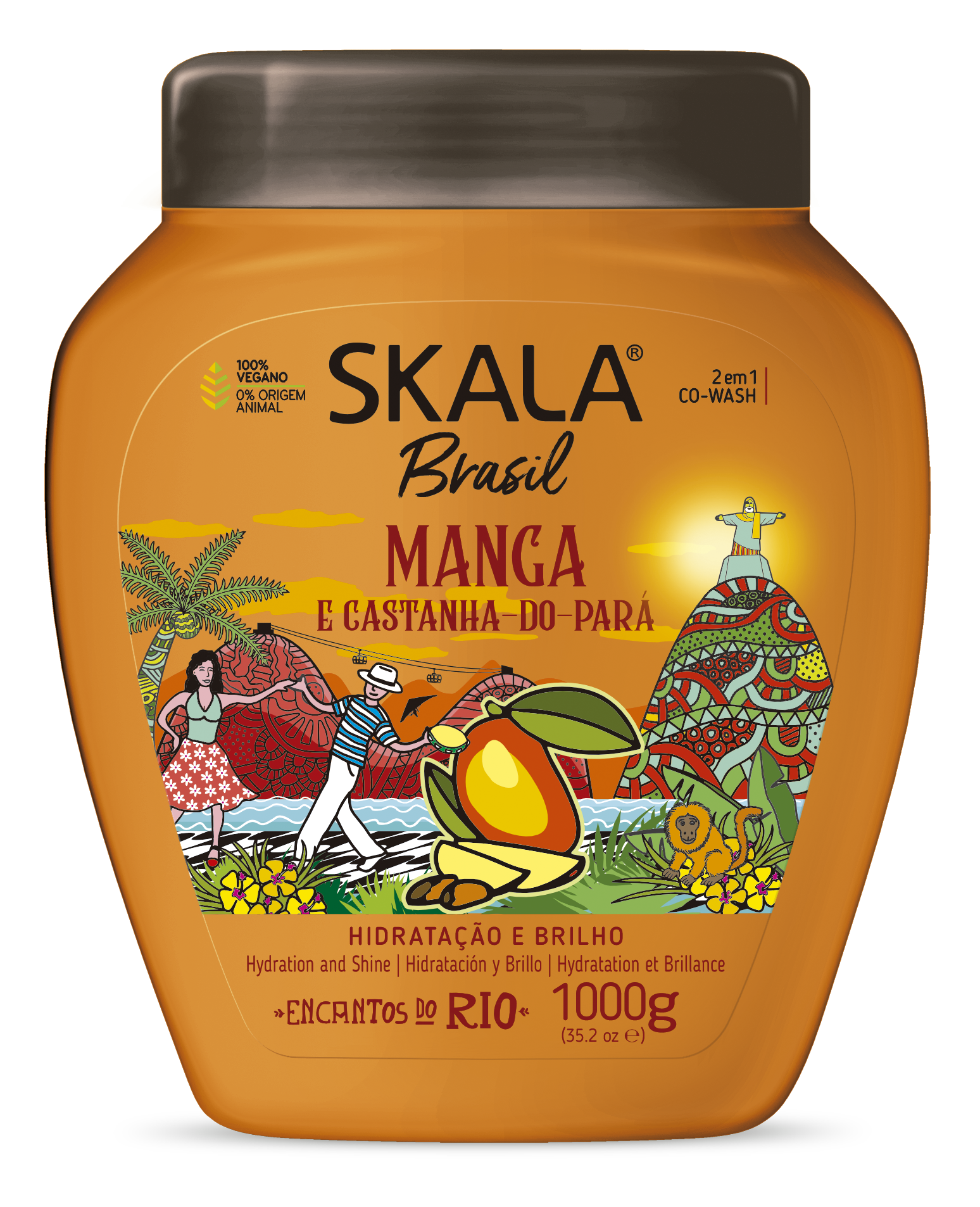 Skala Creme Condicionador Manga e Castanha Pará 1000ml