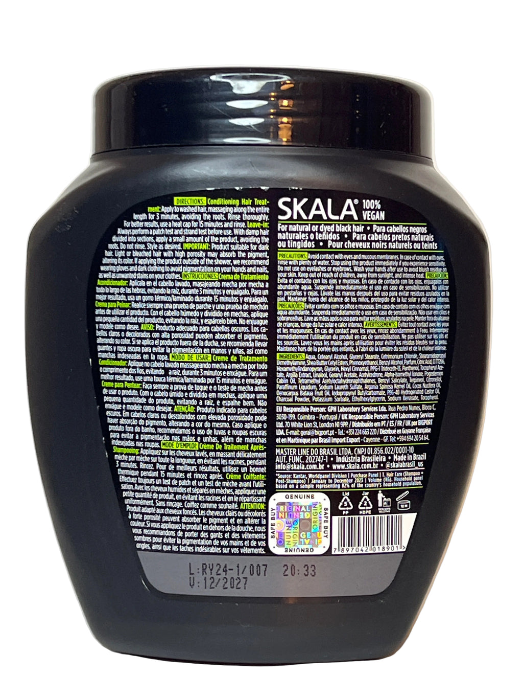 Skala Creme Condicionador Acachanados 1000ml