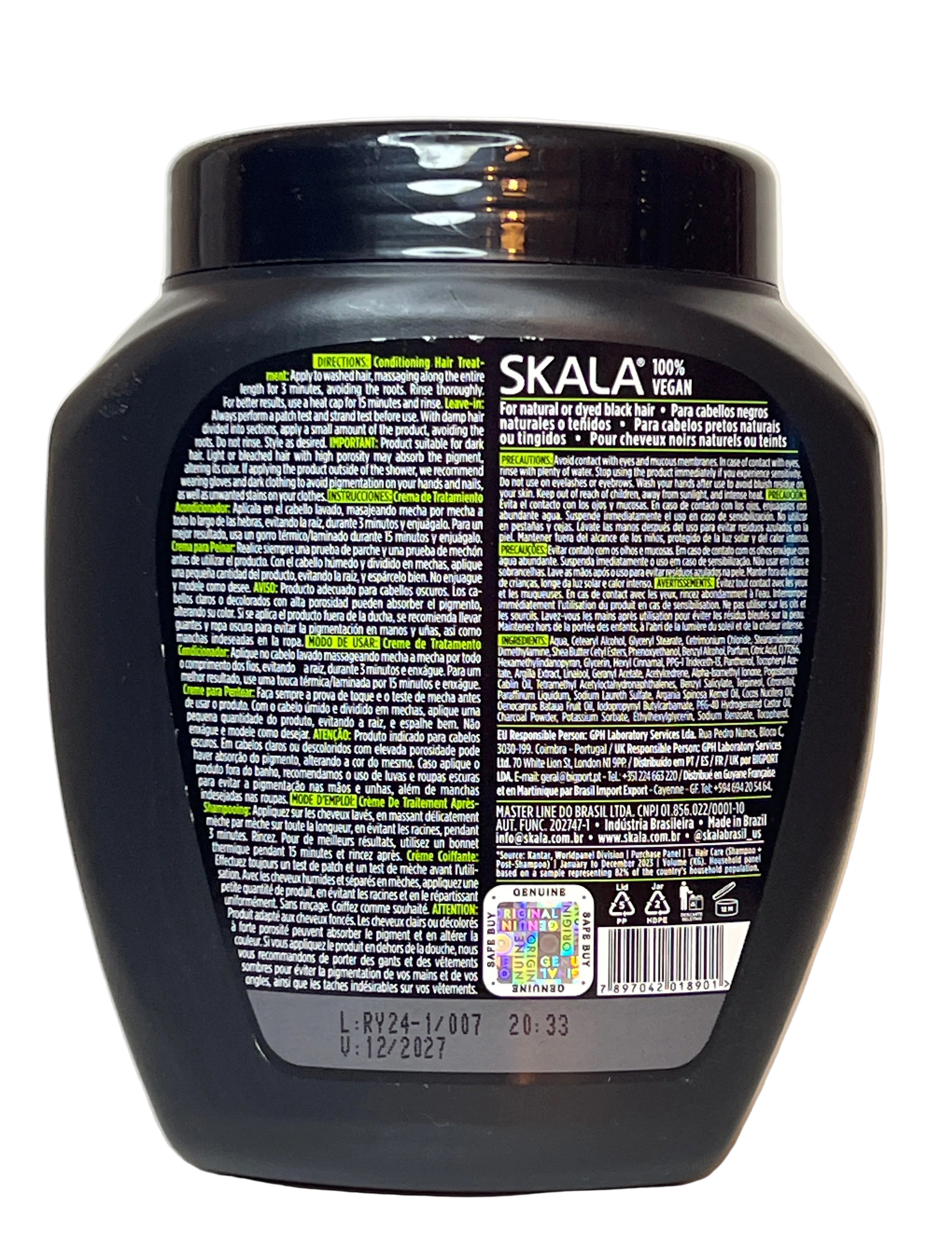 Skala Creme Condicionador Acachanados 1000ml