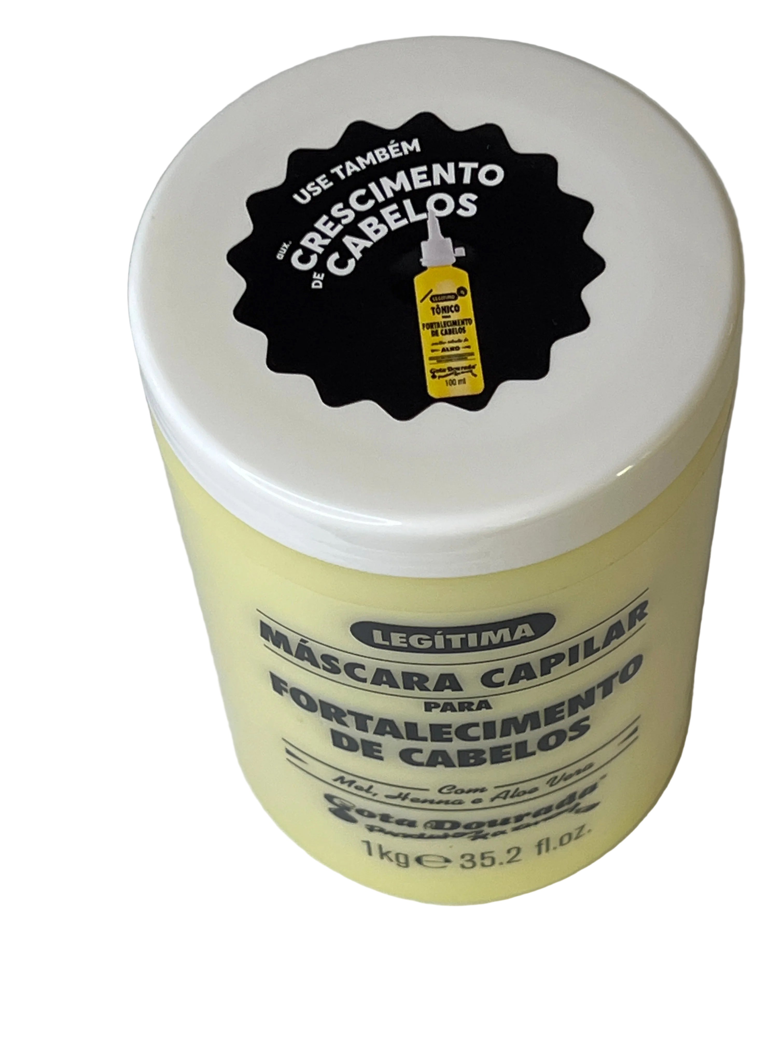 Gota Dourada Máscara Fortalecimento 1kg