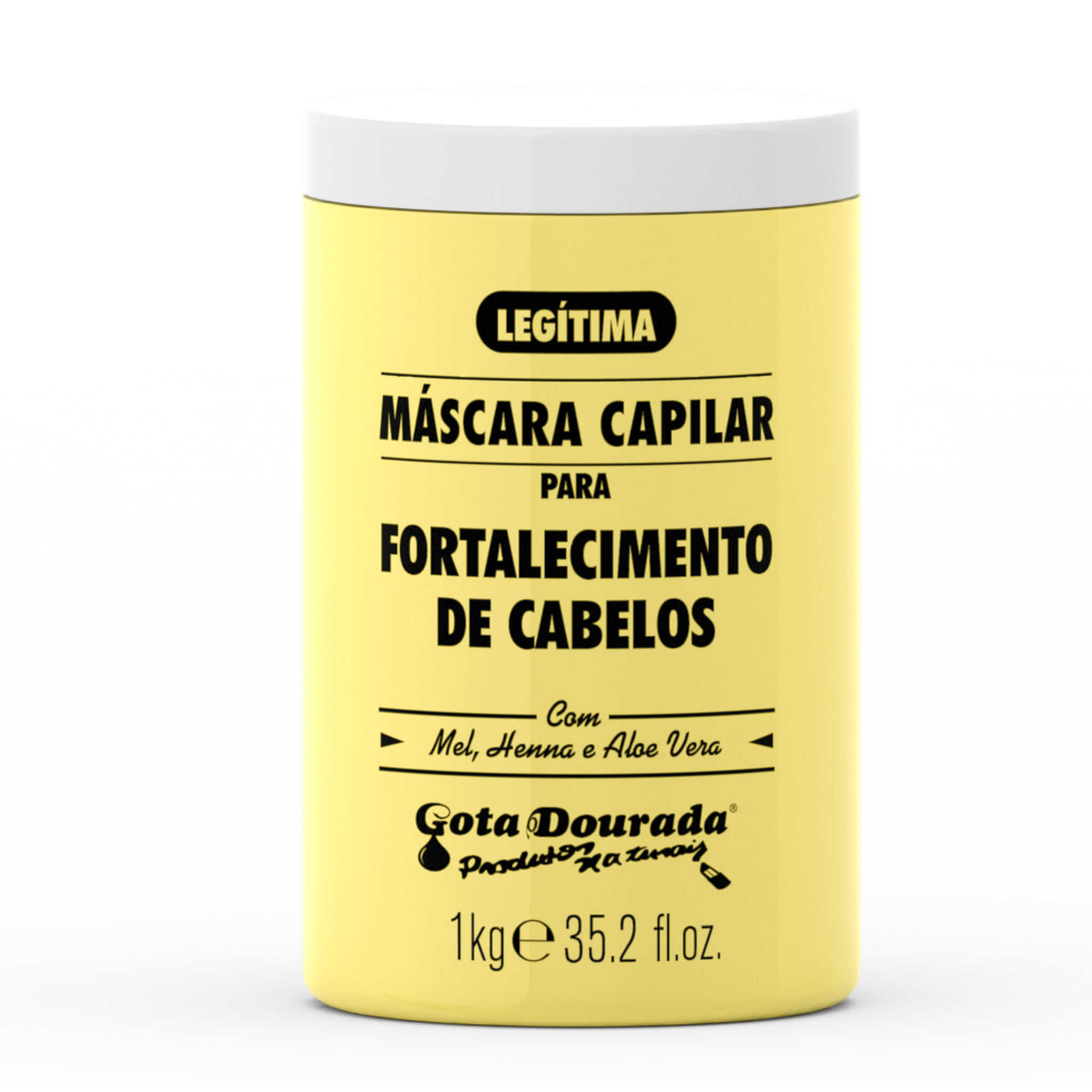 Gota Dourada Máscara Fortalecimento 1kg