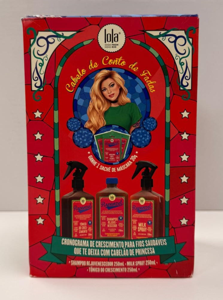 Lola Cosmetics Kit Rapunzel - Trattamento Completo Crescita Capelli