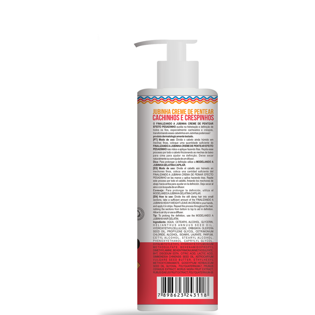 Widi Care Creme para Pentear Finalizando a Jubinha Efeito Pesadinho 300ml