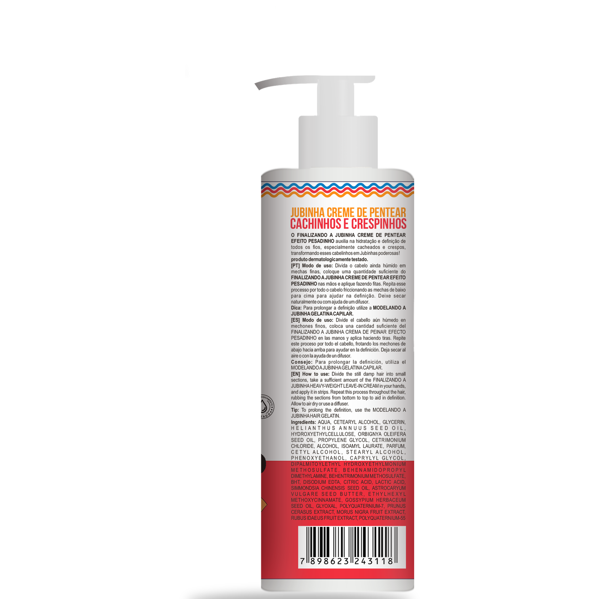 Widi Care Creme para Pentear Finalizando a Jubinha Efeito Pesadinho 300ml