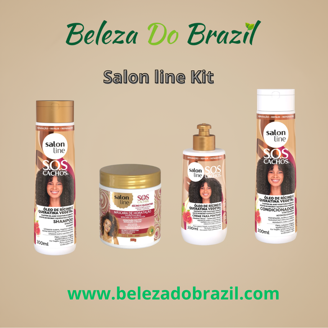 Salon Line Kit SOS Cachos 4 Produtos