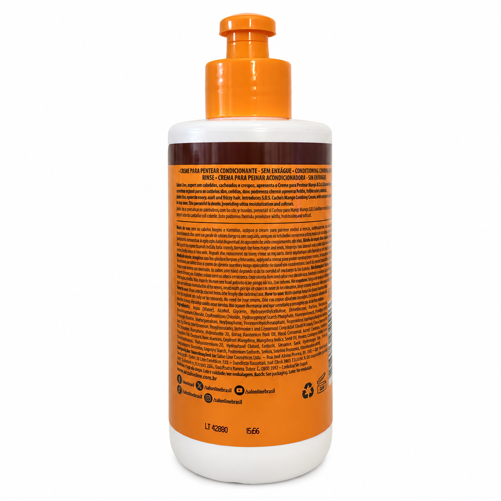 Salon Line SOS Cachos Óleo de Manga 300 ml, retro