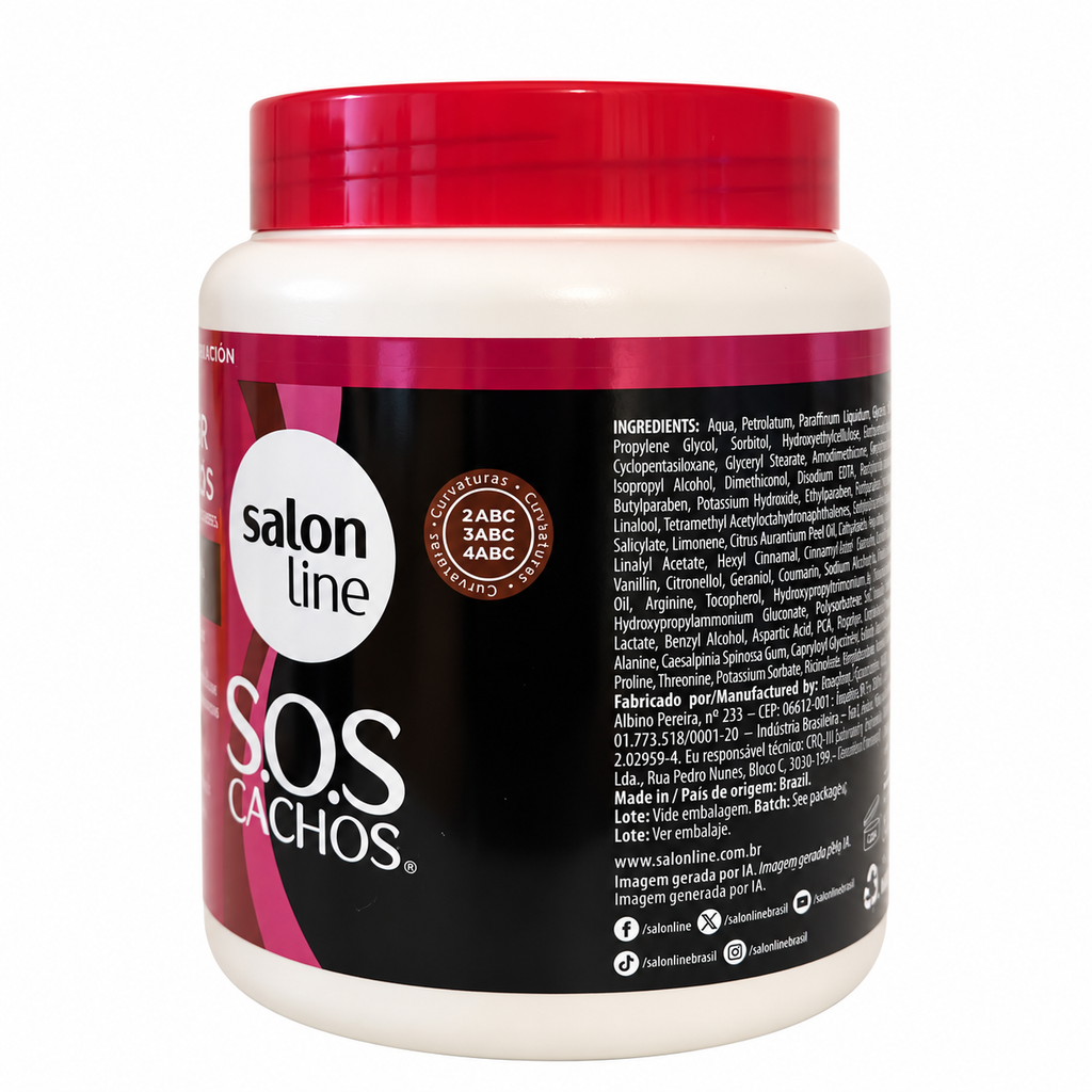 Salon Line SOS Cachos Ativador Arginina Reparação 1 kg, lato