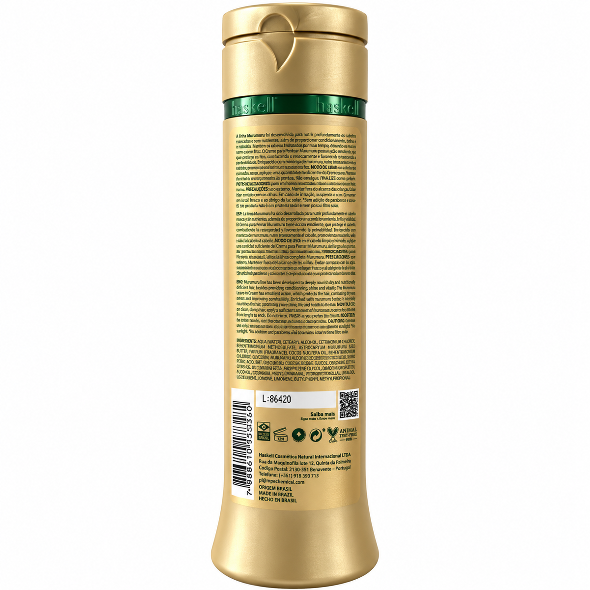 Haskell Murumuru Condicionador 300ml, confezione retro