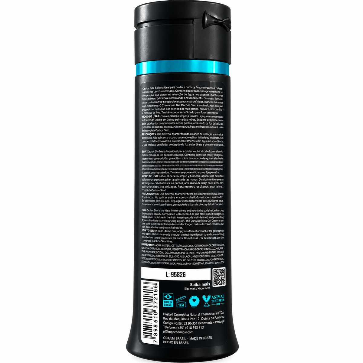 Haskell Cachos Sim Shampoo 300ml, confezione retro