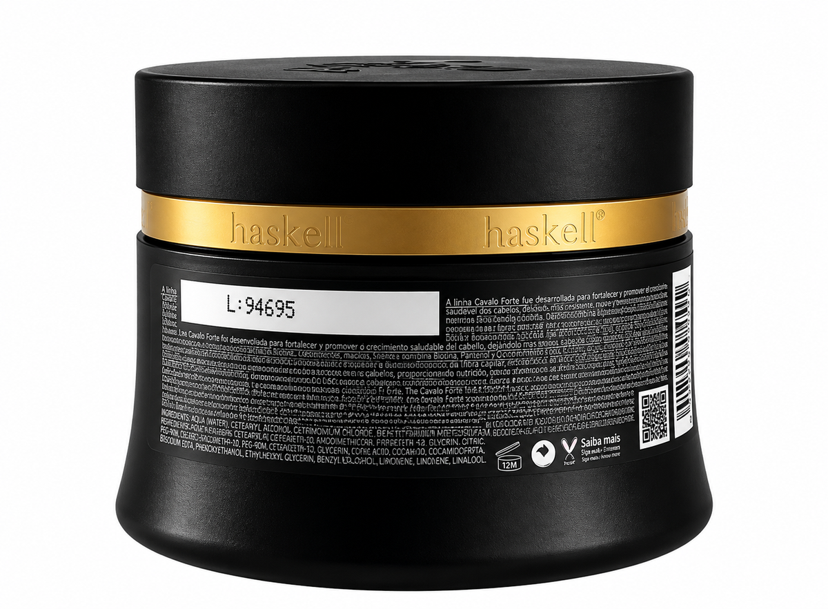 Haskell Cavalo Forte Máscara Capilar 300 g, retro