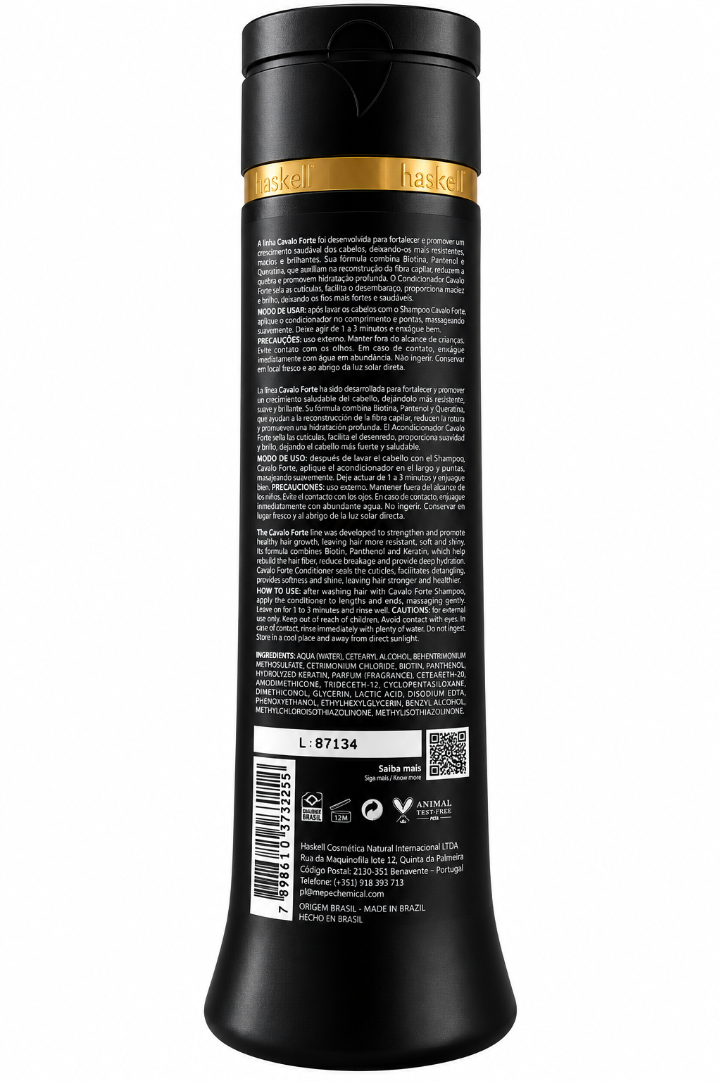 Haskell Cavalo Forte Condicionador 300 ml, retro