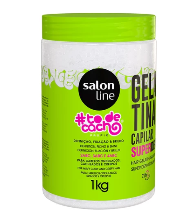 Salon Line #TodeCacho Gelatina Capilar Super Definição 1kg
