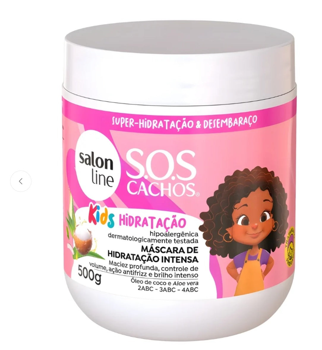 Máscara Kids Hidratação SOS Cachos 500gr