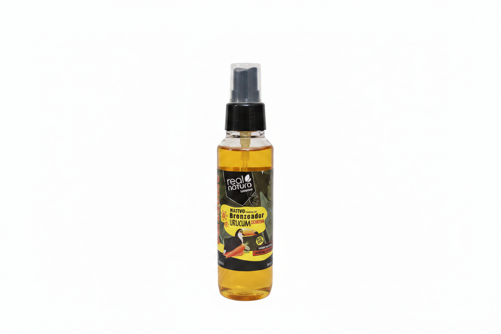 Real Natura Oleo Bronzeador Urucum + Cenoura LSF15 100ml